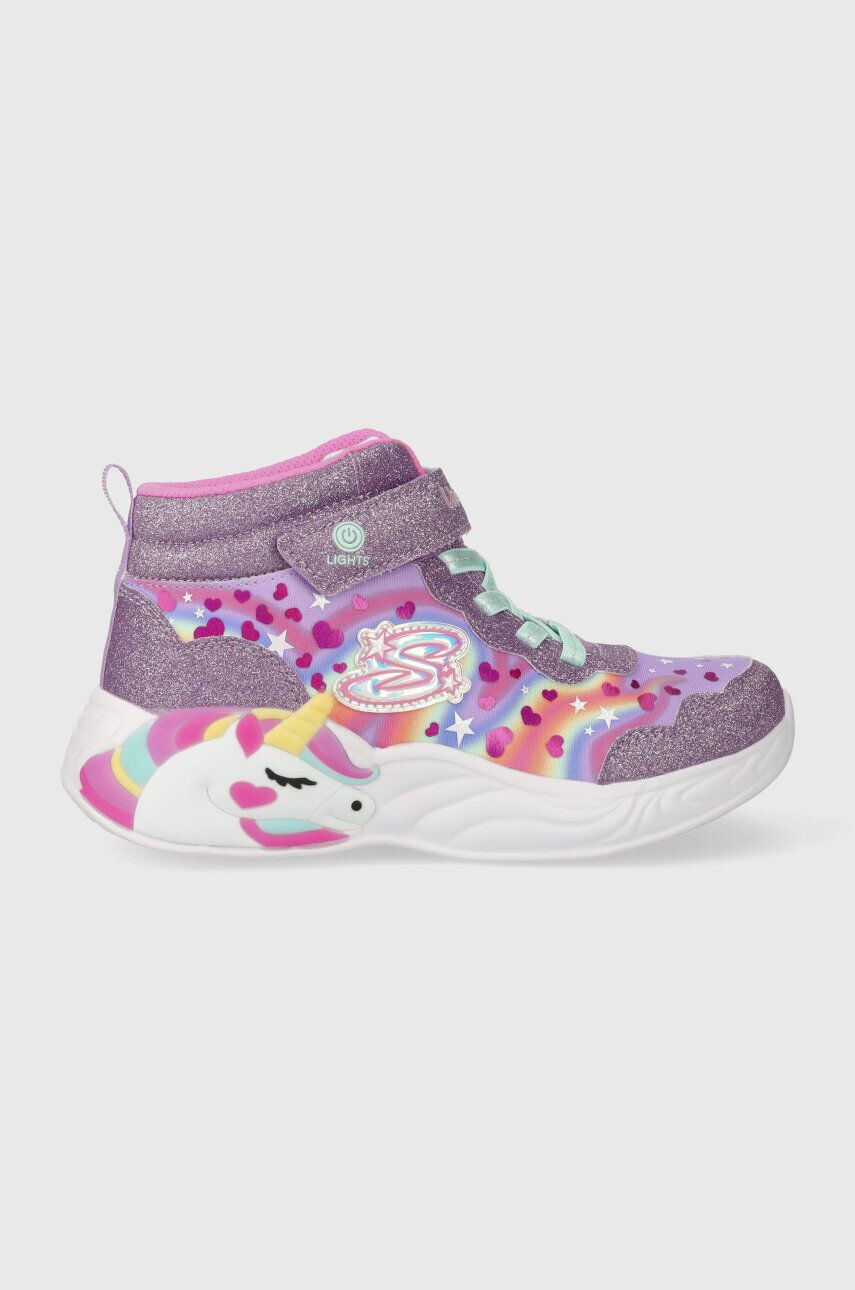 Skechers Δερμάτινα αθλητικά παπούτσια UNICORN DREAMS - Pepit.gr