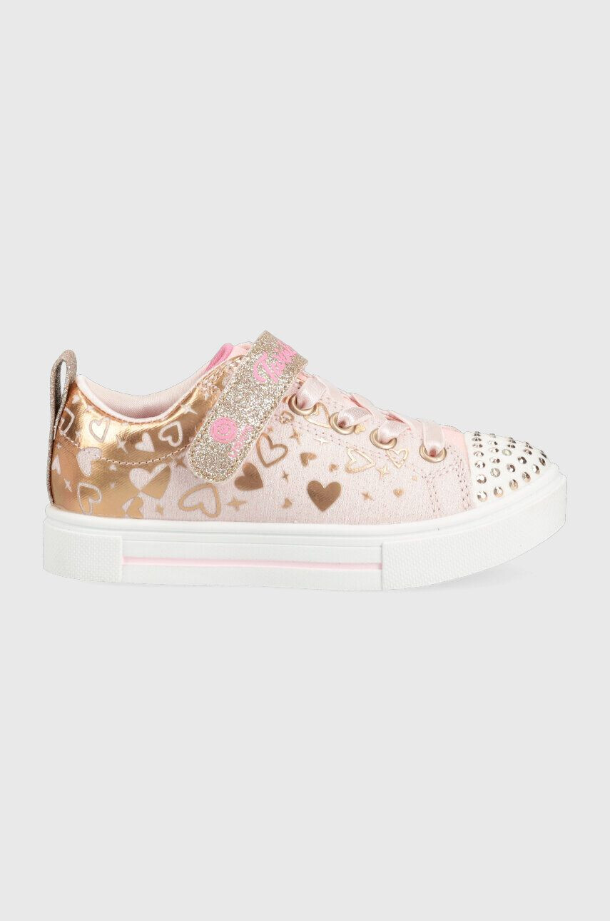 Skechers Παιδικά πάνινα παπούτσια Twinkle Sparks Heather Charm - Pepit.gr