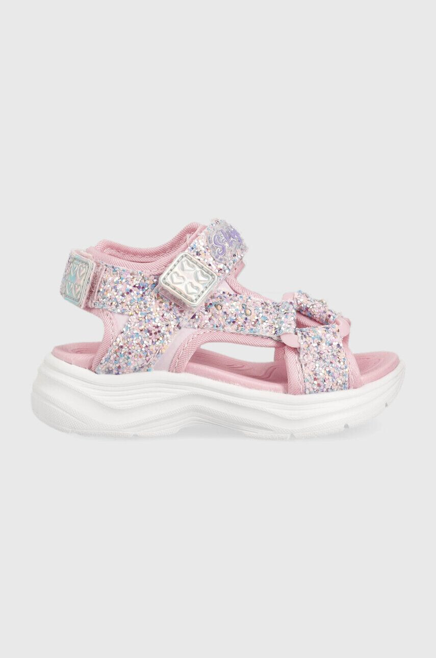 Skechers Παιδικά σανδάλια Glimmer Kicks Glittery Glam - Pepit.gr