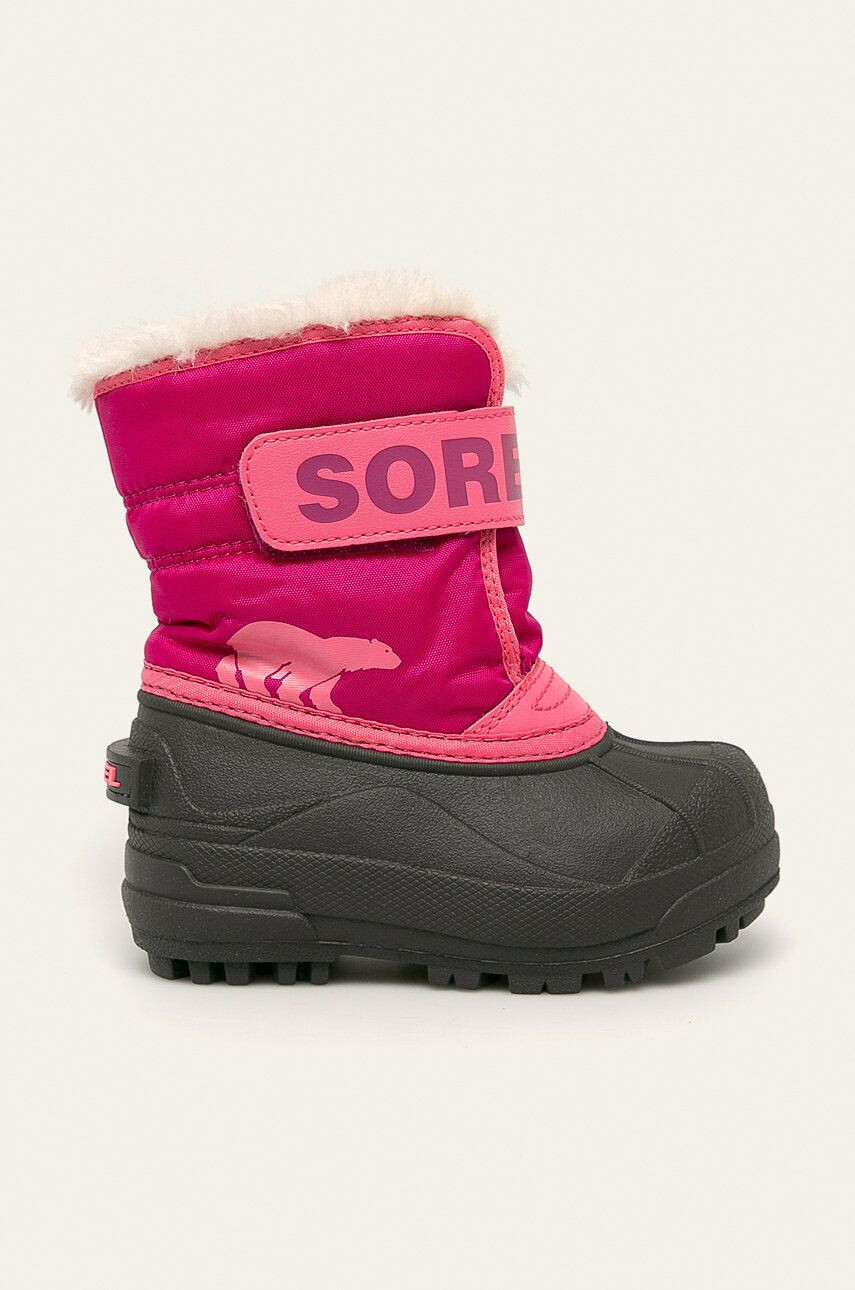 Sorel Χειμερινά υποδήματα Childrens Snow Commander - Pepit.gr