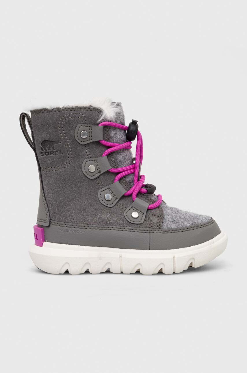 Sorel Παιδικές μπότες χιονιού CHILDRENS EXPLORER™ LACE WP - Pepit.gr