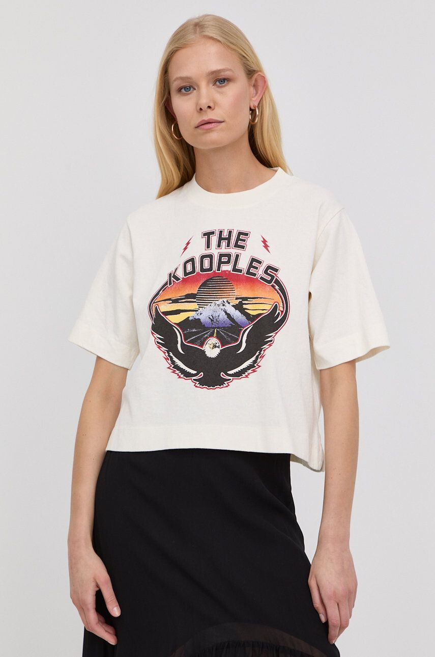 The Kooples Βαμβακερό μπλουζάκι - Pepit.gr