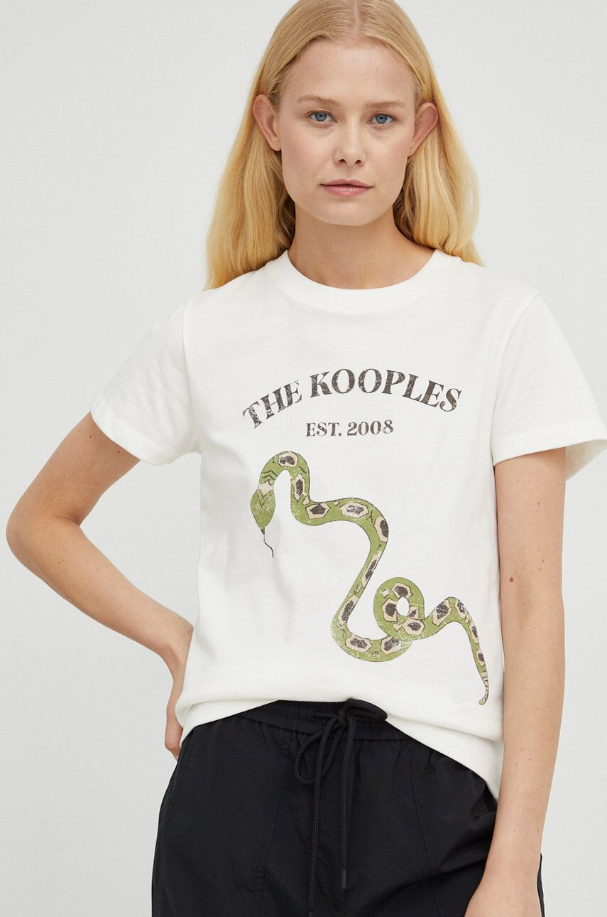 The Kooples Βαμβακερό μπλουζάκι - Pepit.gr