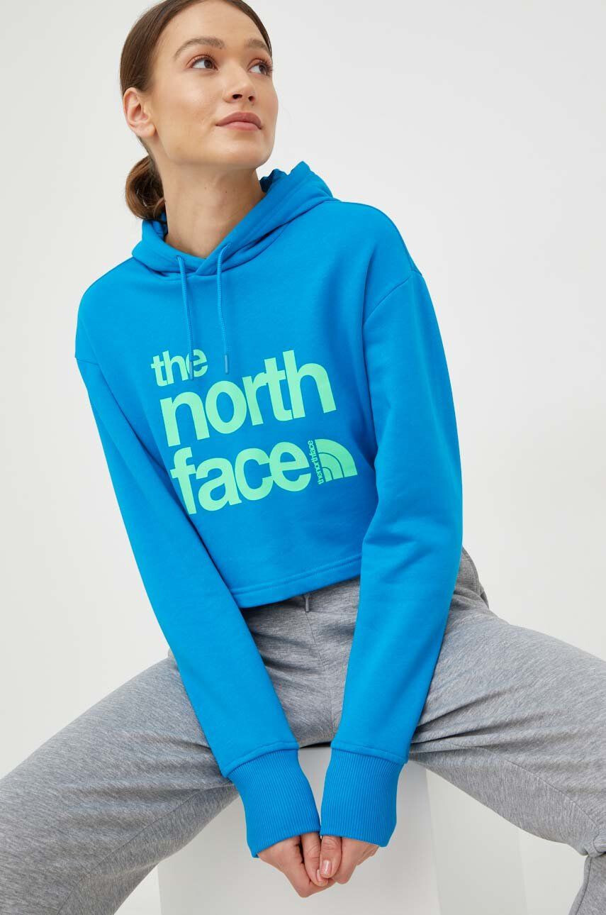 The North Face Βαμβακερή μπλούζα γυναικεία με κουκούλα - Pepit.gr