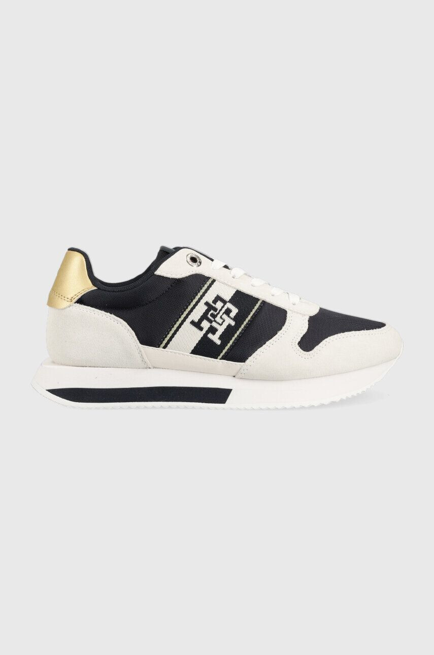 Tommy Hilfiger Αθλητικά RUNNER WITH TH WEBBING GOLD - Pepit.gr