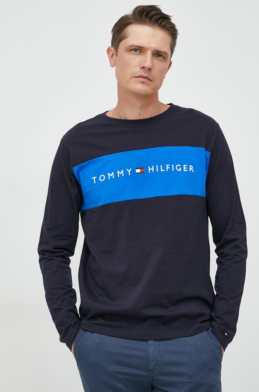 Tommy Hilfiger Βαμβακερή μπλούζα με μακριά μανίκια - Pepit.gr