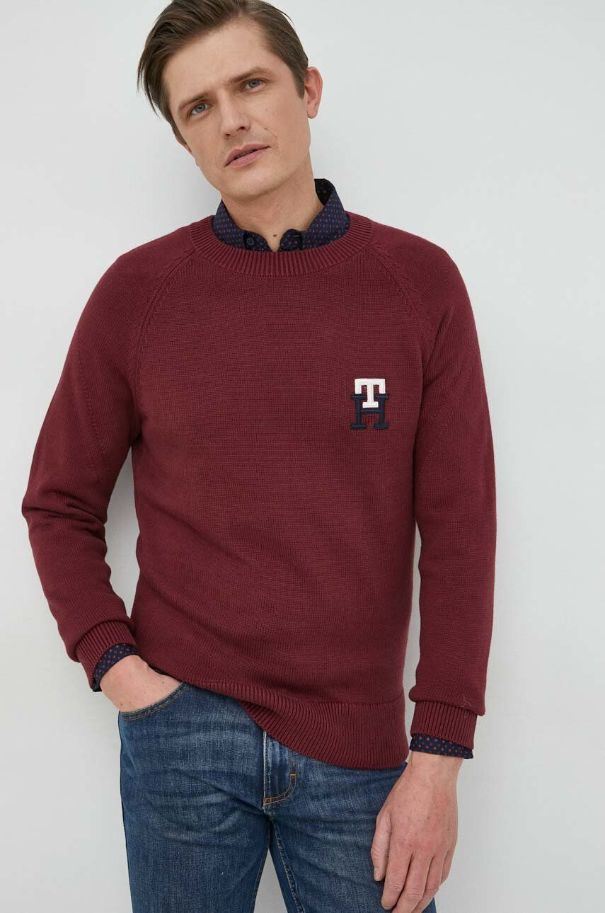 Tommy Hilfiger Βαμβακερό πουλόβερ - Pepit.gr