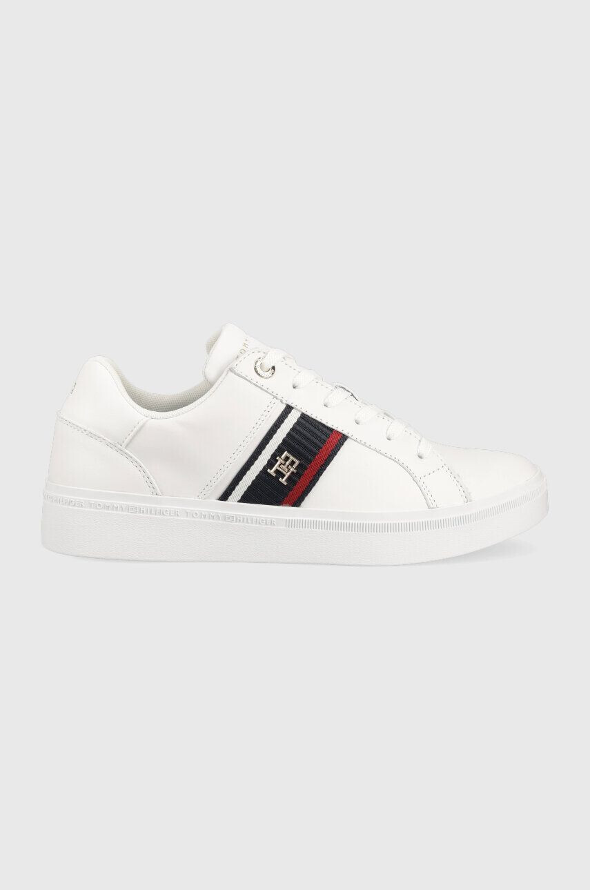 Tommy Hilfiger Δερμάτινα αθλητικά παπούτσια CORP WEBBING SNEAKER - Pepit.gr