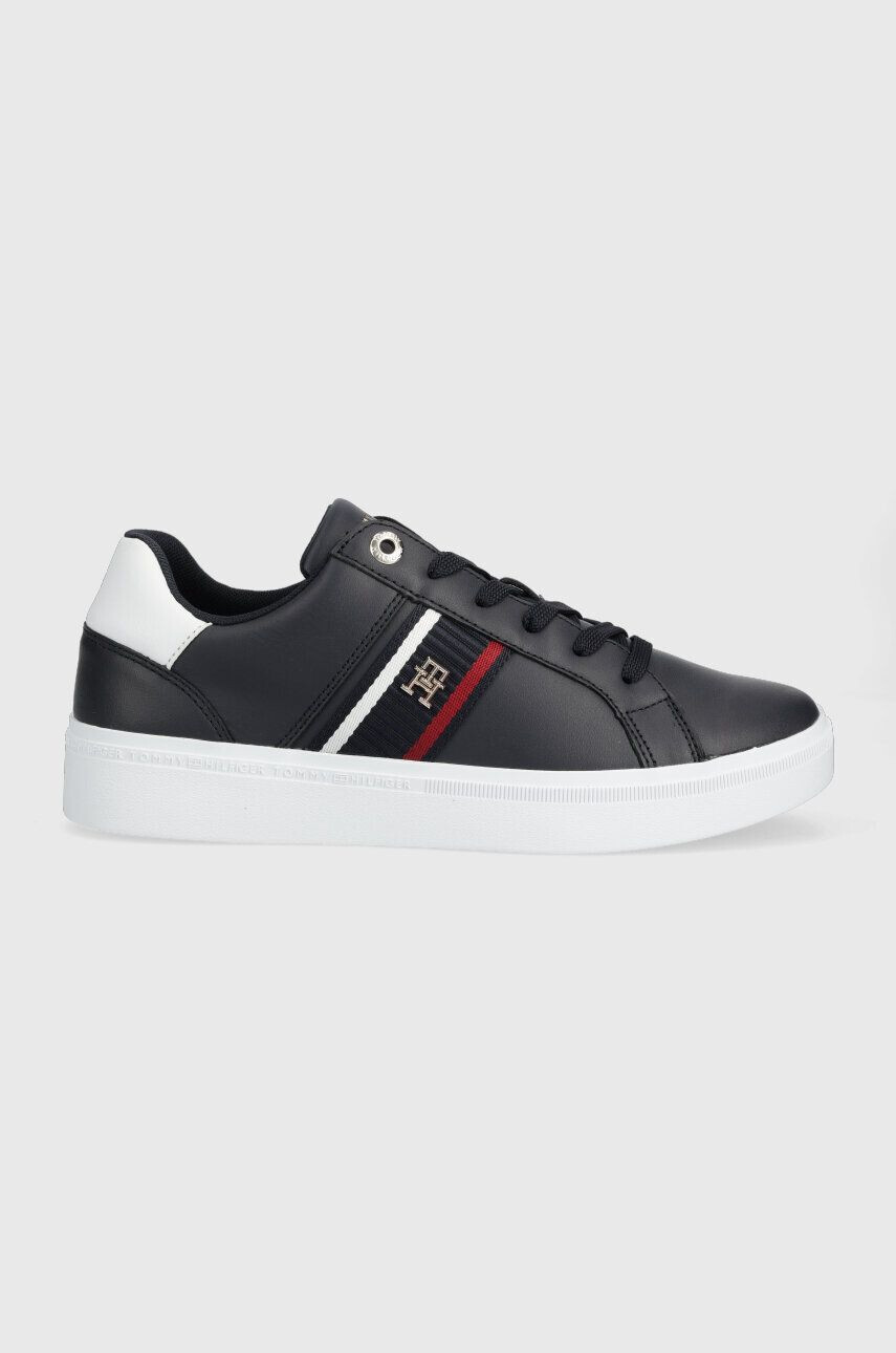 Tommy Hilfiger Δερμάτινα αθλητικά παπούτσια CORP WEBBING SNEAKER - Pepit.gr