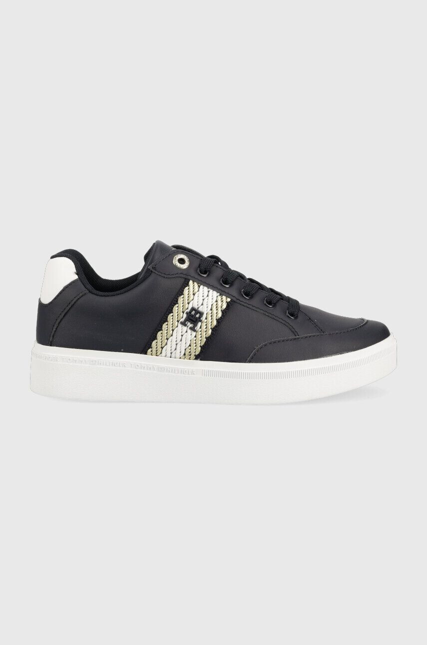 Tommy Hilfiger Δερμάτινα αθλητικά παπούτσια COURT SNEAKER WITH WEBBING - Pepit.gr