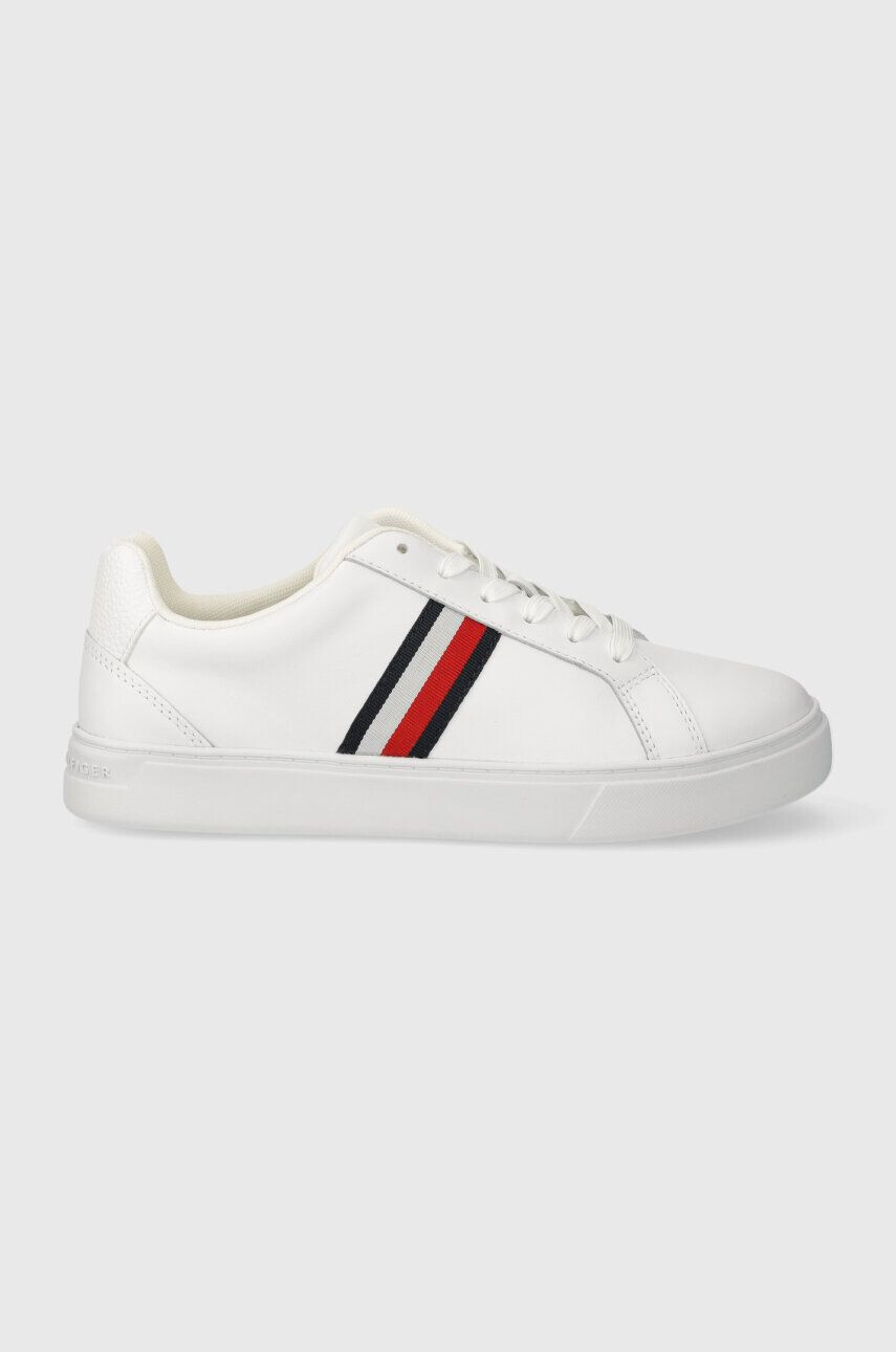 Tommy Hilfiger Δερμάτινα αθλητικά παπούτσια ESSENTIAL COURT SNEAKER STRIPES - Pepit.gr