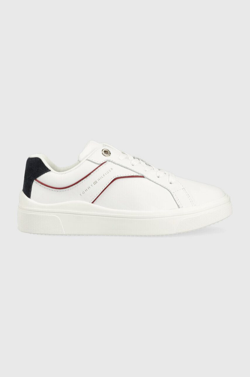 Tommy Hilfiger Δερμάτινα αθλητικά παπούτσια FEMININE COURT SNEAKER - Pepit.gr