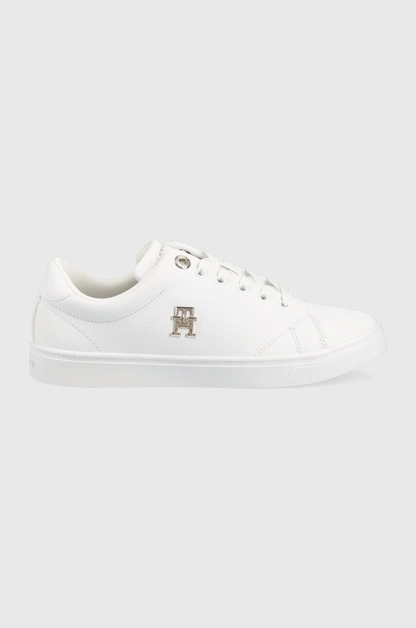 Tommy Hilfiger Δερμάτινα αθλητικά παπούτσια Fw0fw06905 Essential Th Logo Sneaker - Pepit.gr