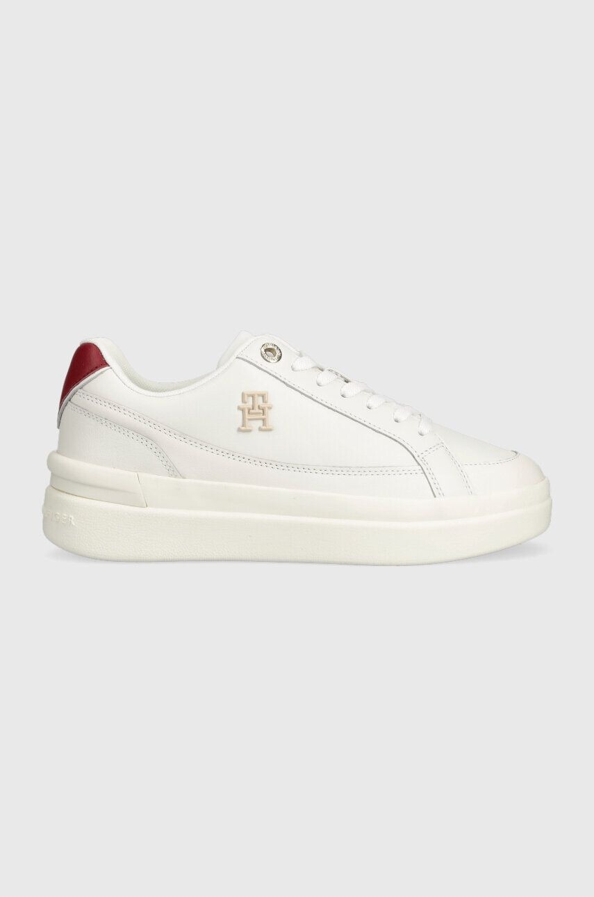 Tommy Hilfiger Δερμάτινα αθλητικά παπούτσια TH ELEVATED COURT SNEAKER - Pepit.gr