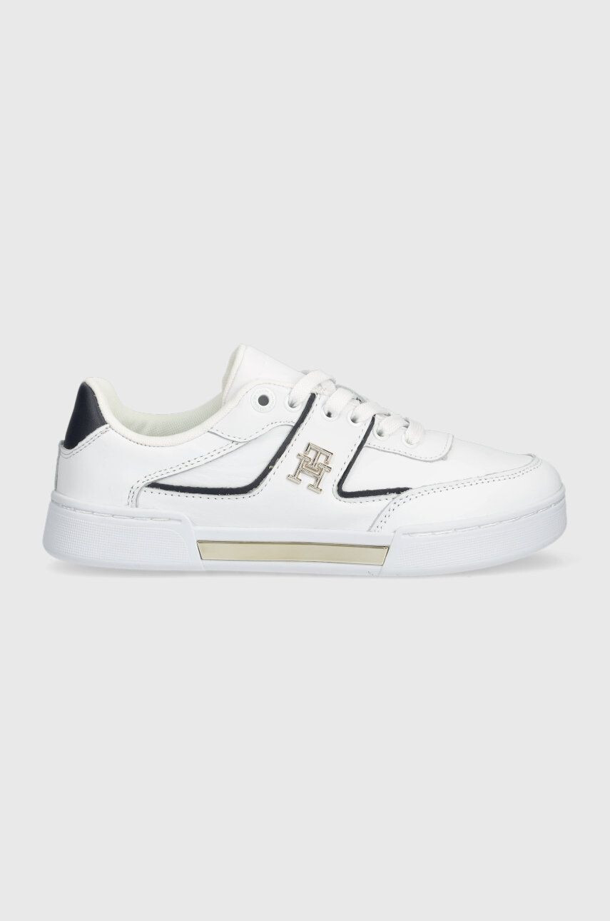 Tommy Hilfiger Δερμάτινα αθλητικά παπούτσια Th Prep Court Sneaker - Pepit.gr