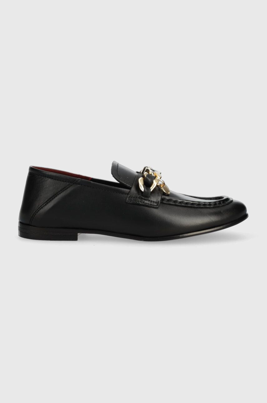 Tommy Hilfiger Δερμάτινα μοκασίνια CHAIN LOAFER - Pepit.gr