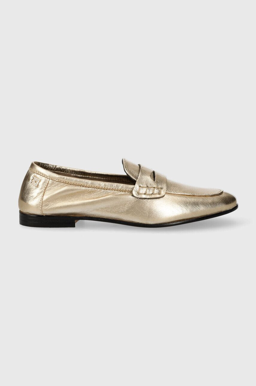 Tommy Hilfiger Δερμάτινα μοκασίνια ESSENTIAL GOLDEN LOAFER - Pepit.gr