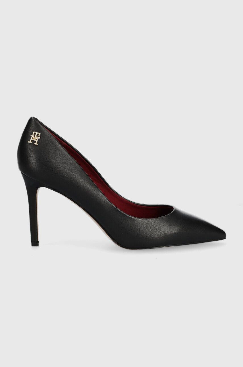 Tommy Hilfiger Δερμάτινες γόβες ESSENTIAL POINTED PUMP - Pepit.gr