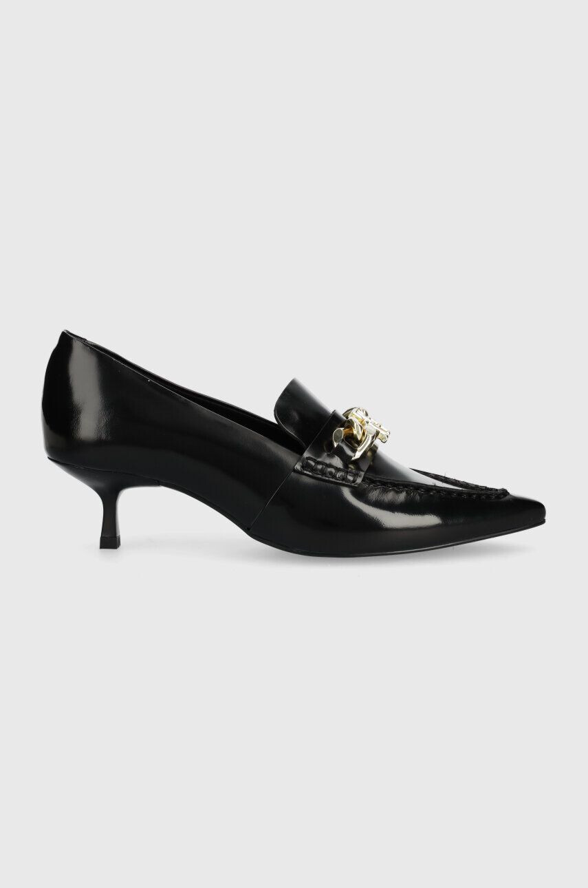 Tommy Hilfiger Δερμάτινες γόβες TH CHAIN POINTY PUMP - Pepit.gr