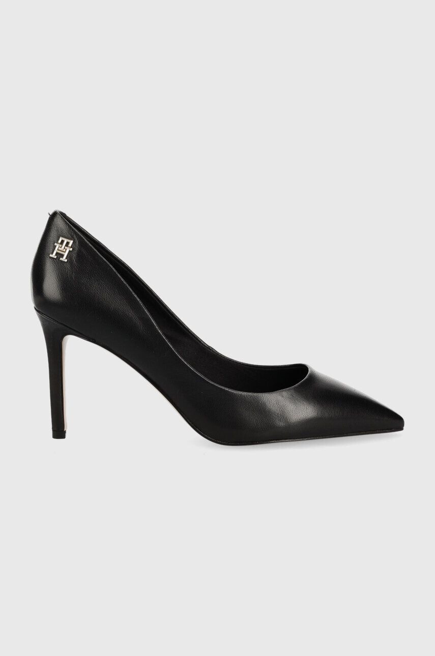 Tommy Hilfiger Δερμάτινες γόβες TH POINTY FEMININE PUMP - Pepit.gr