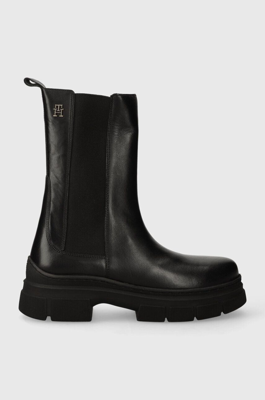 Tommy Hilfiger Δερμάτινες μπότες τσέλσι ESSENTIAL LEATHER CHELSEA BOOT - Pepit.gr