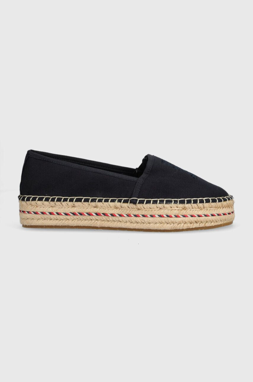 Tommy Hilfiger Εσπαντρίγιες TH EMBROIDERED FLATFORM - Pepit.gr