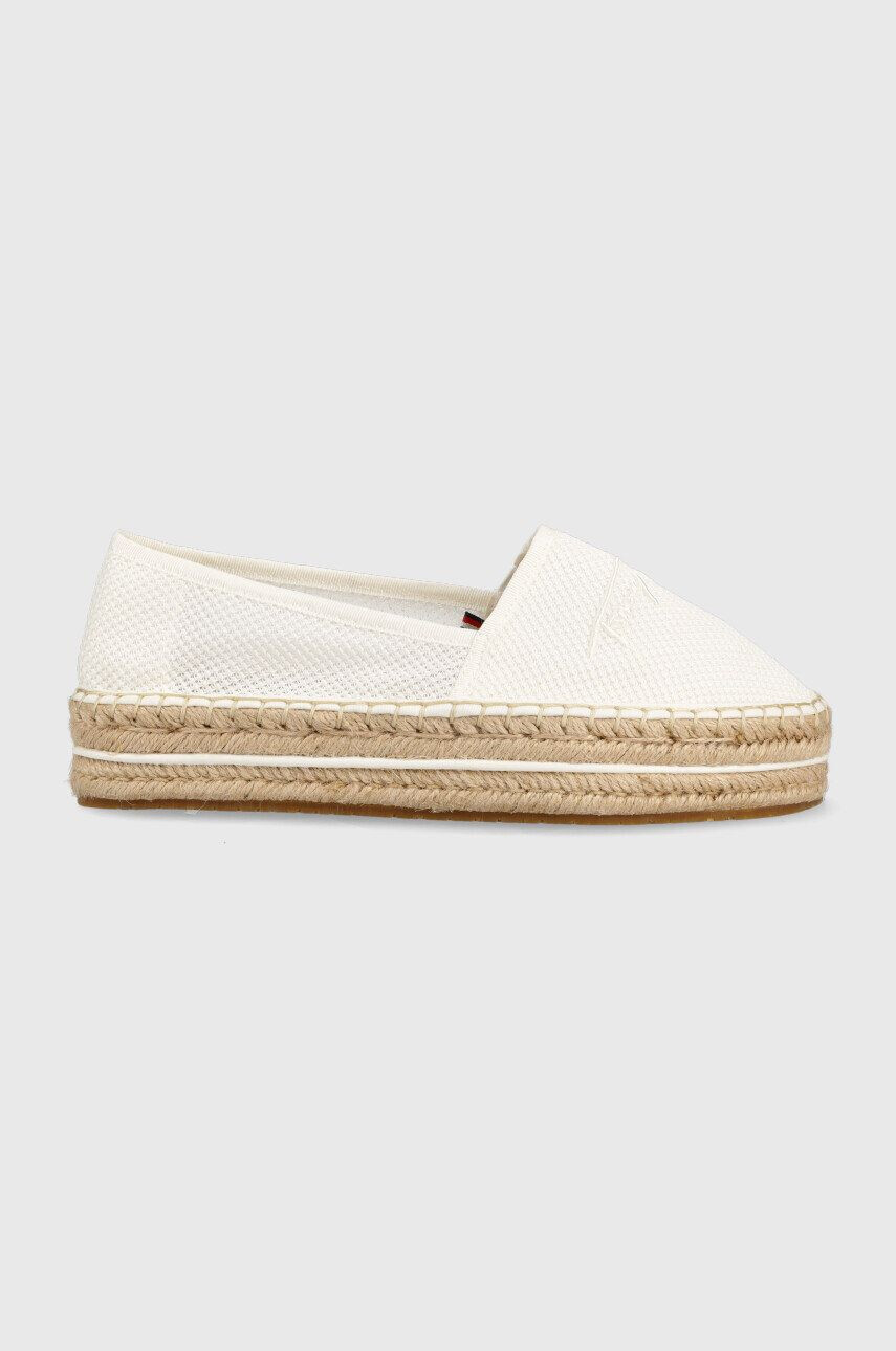 Tommy Hilfiger Εσπαντρίγιες Th Textured Flatform - Pepit.gr