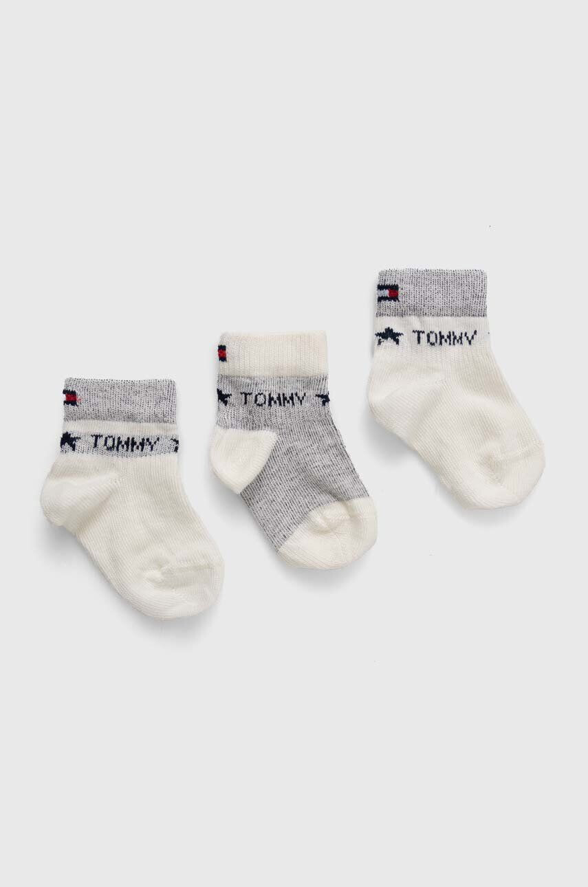 Tommy Hilfiger Κάλτσες μωρού 3-pack χρώμα: ναυτικό μπλε - Pepit.gr