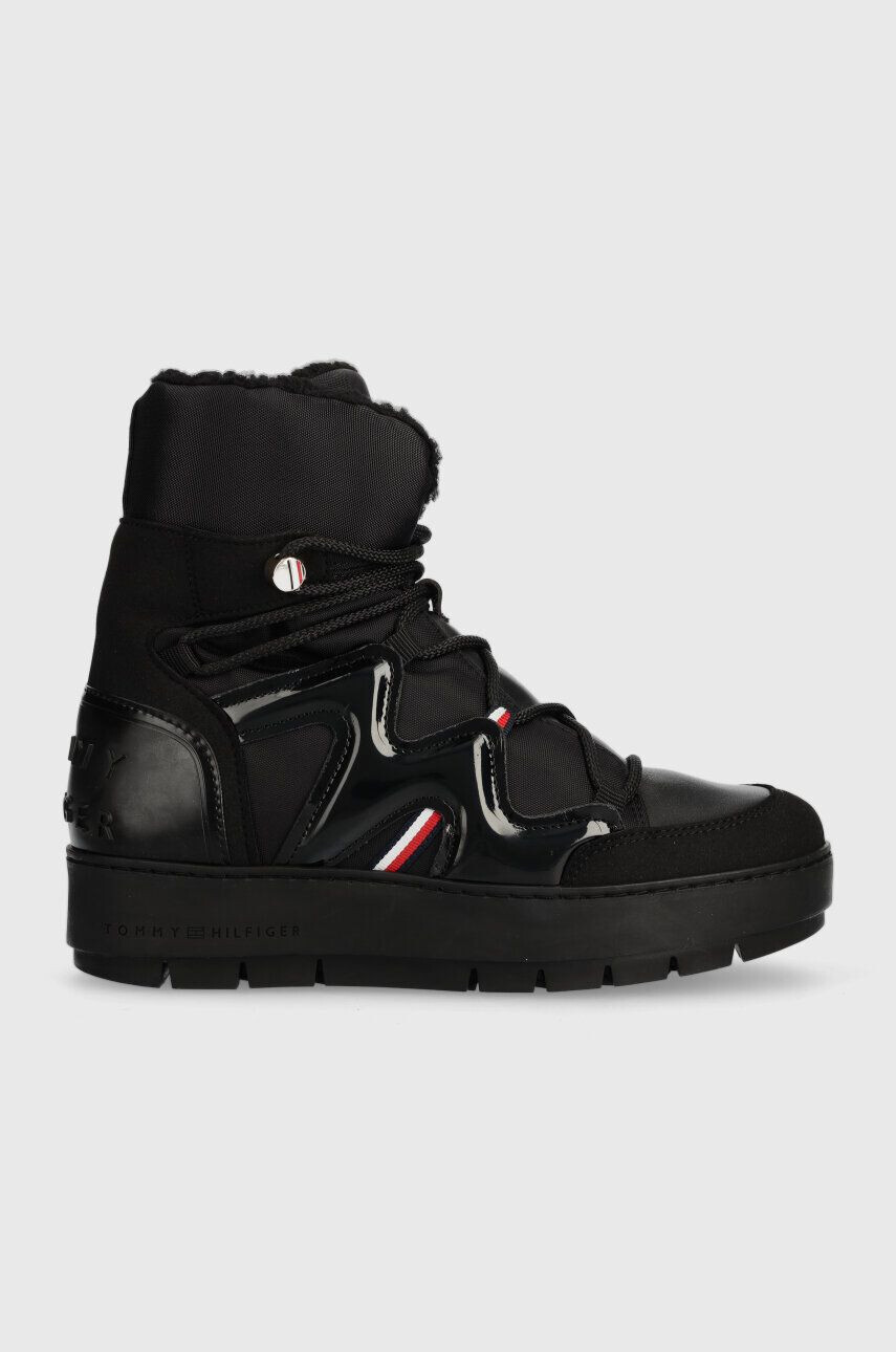 Tommy Hilfiger Μπότες χιονιού PATENT SNOWBOOT - Pepit.gr