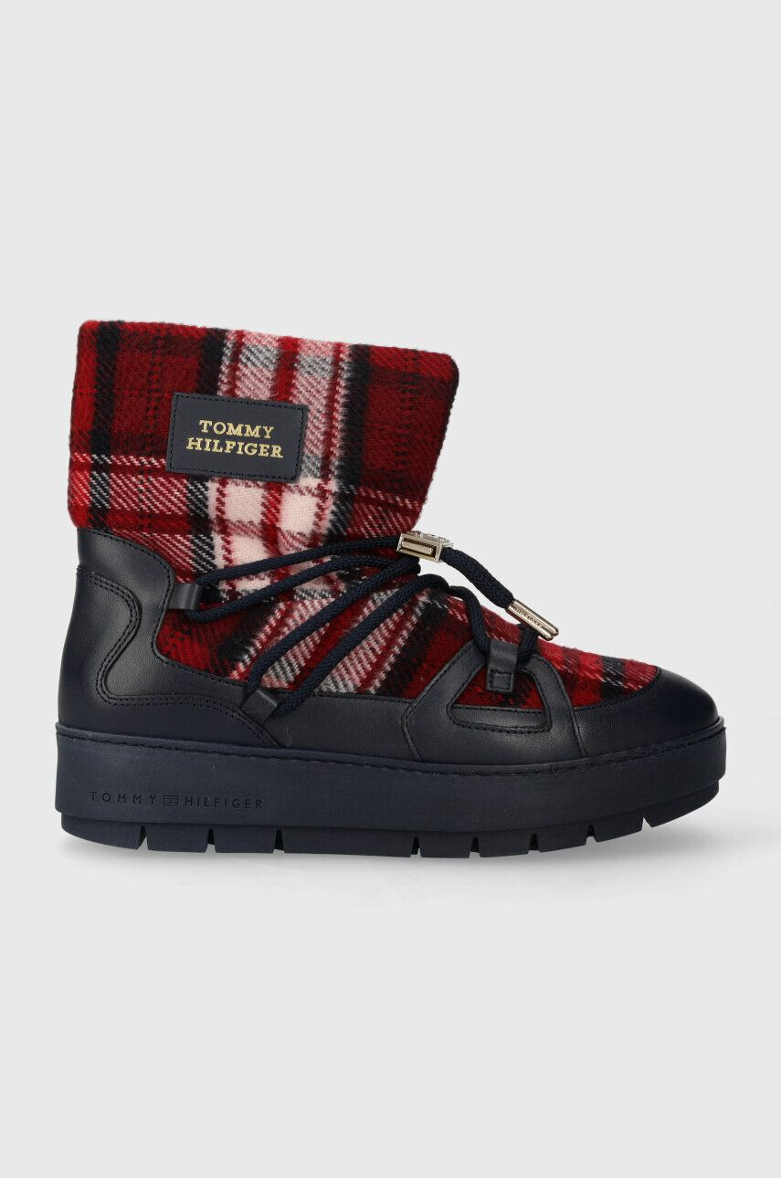 Tommy Hilfiger Μπότες χιονιού TARTAN SNOWBOOT - Pepit.gr