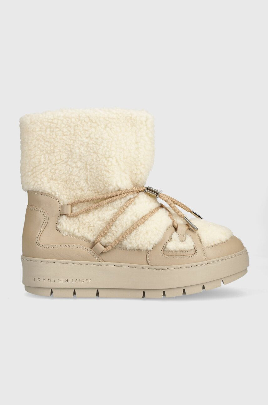 Tommy Hilfiger Μπότες χιονιού TOMMY TEDDY SNOWBOOT - Pepit.gr