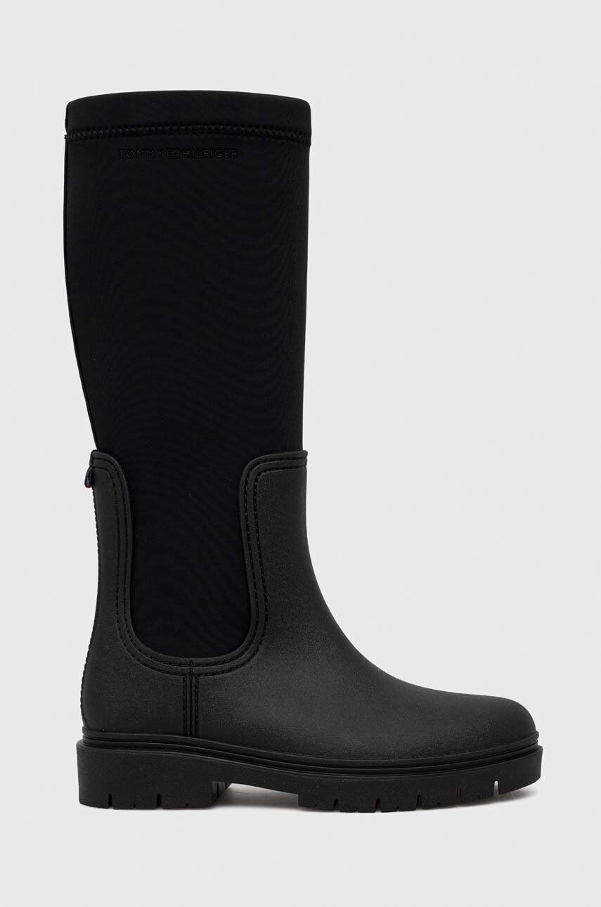 Tommy Hilfiger Μπότες Rain Boot Long Shaft - Pepit.gr