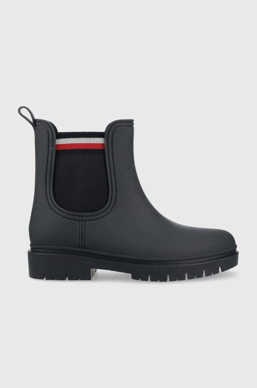 Tommy Hilfiger Ουέλλινγκτον Rain Boot Ankle Elastic - Pepit.gr