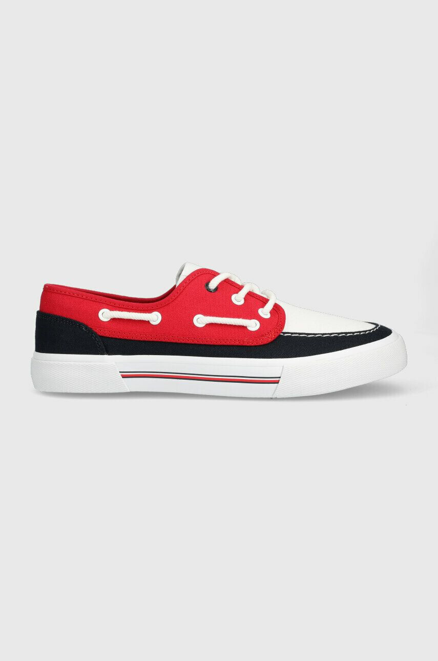 Tommy Hilfiger Πάνινα παπούτσια CORE BOAT SHOE CANVAS - Pepit.gr