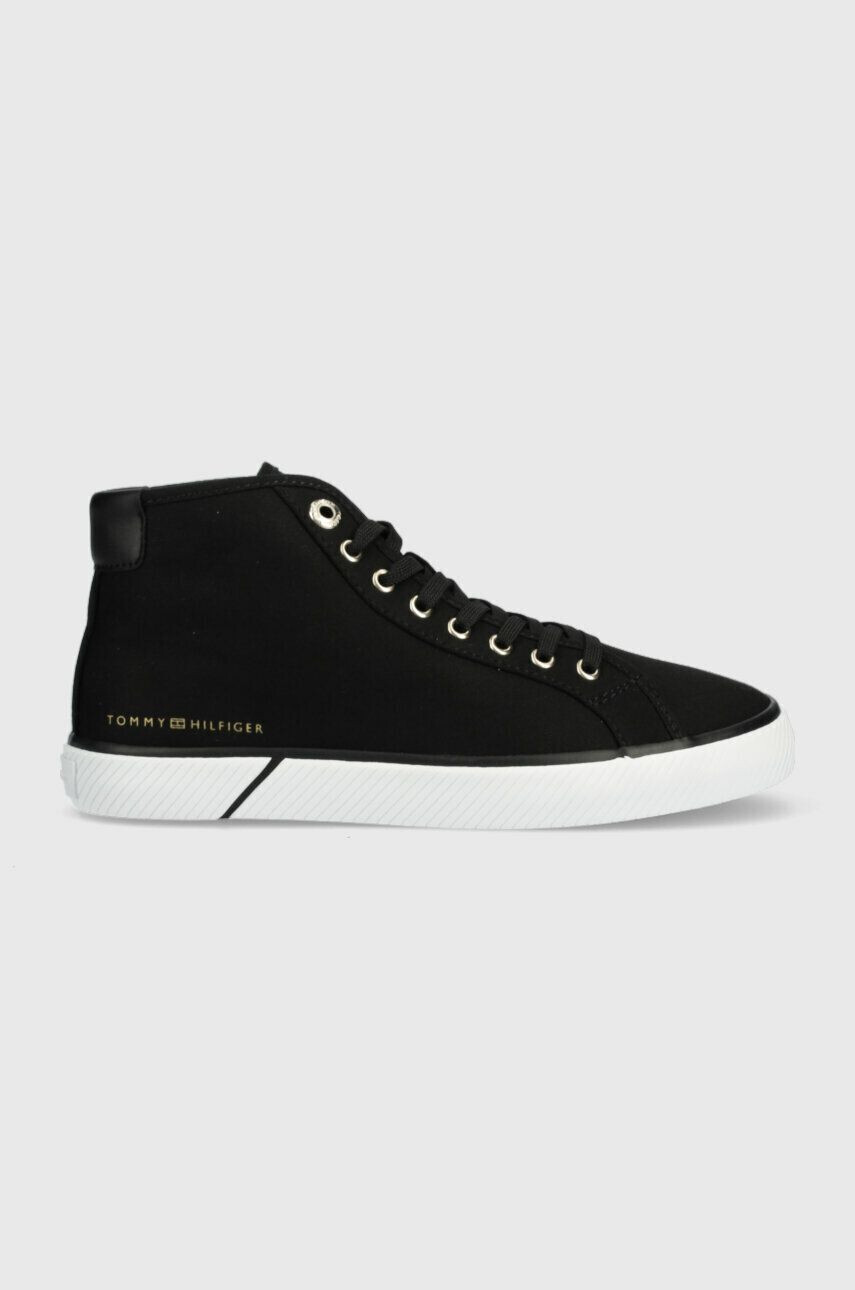 Tommy Hilfiger Πάνινα παπούτσια ESSENTIAL HIGHCUT SNEAKER BL - Pepit.gr