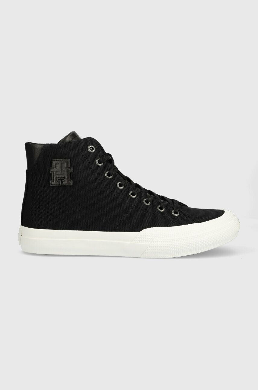 Tommy Hilfiger Πάνινα παπούτσια TH HI VULC PREMIUM BANANATEX - Pepit.gr