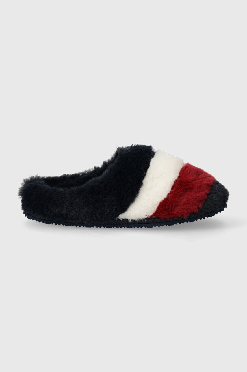 Tommy Hilfiger Παντόφλες FLAG FUR HOME SLIPPER - Pepit.gr