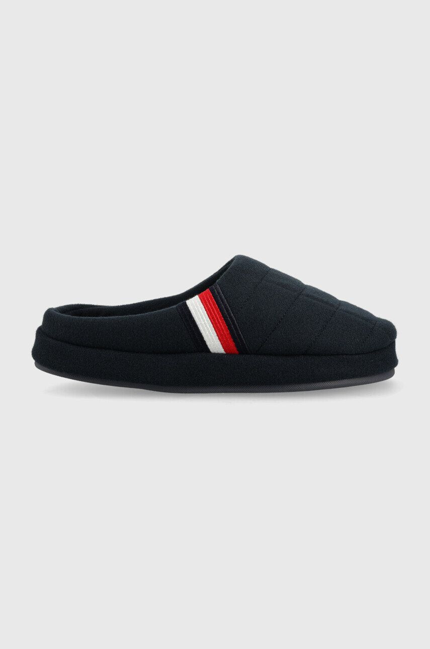 Tommy Hilfiger Παντόφλες Fm0fm04346 Corporate Hilfiger Homeslipper - Pepit.gr