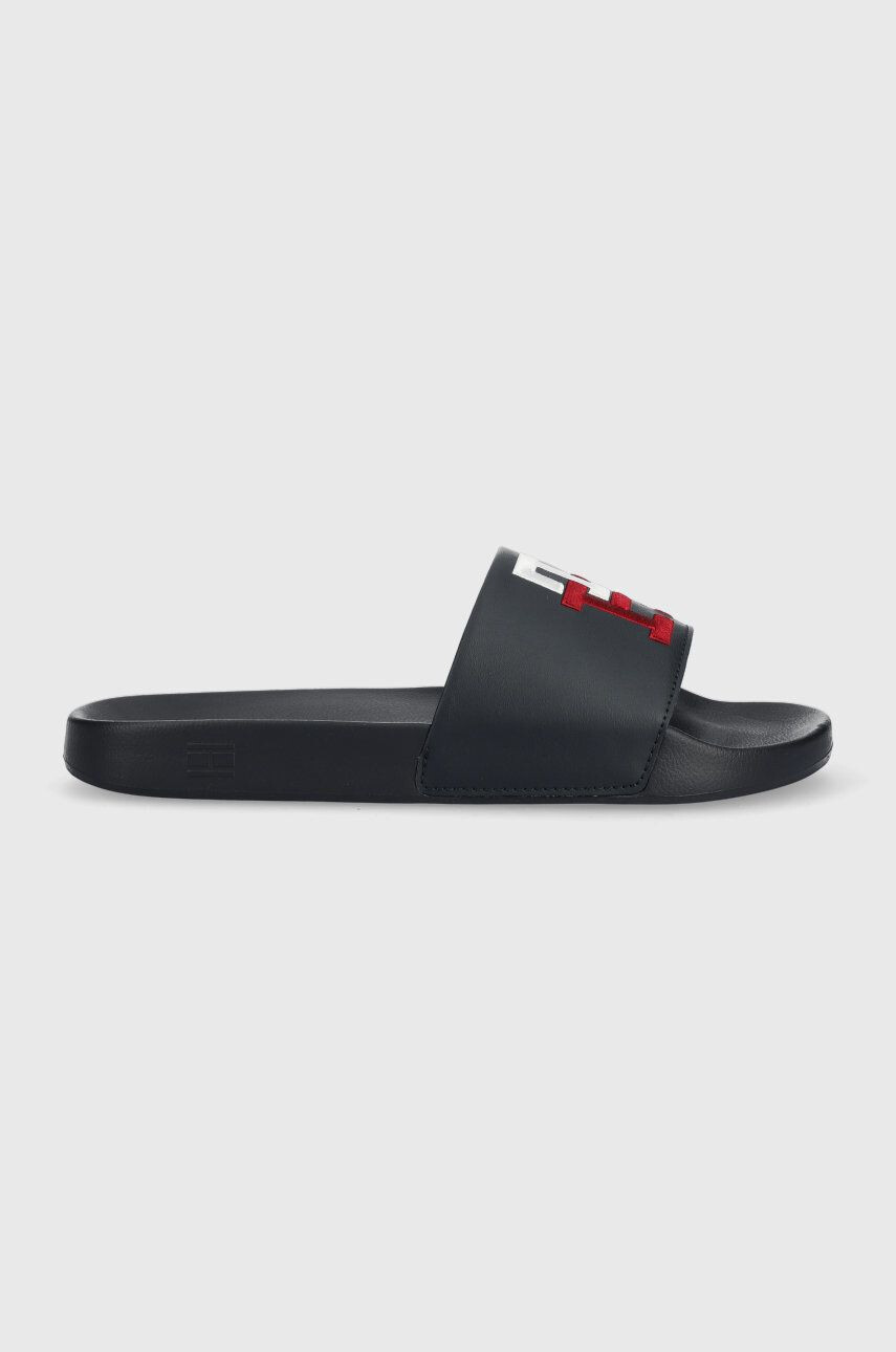 Tommy Hilfiger Παντόφλες TH RAISED EMBROIDERY POOL SLIDE - Pepit.gr