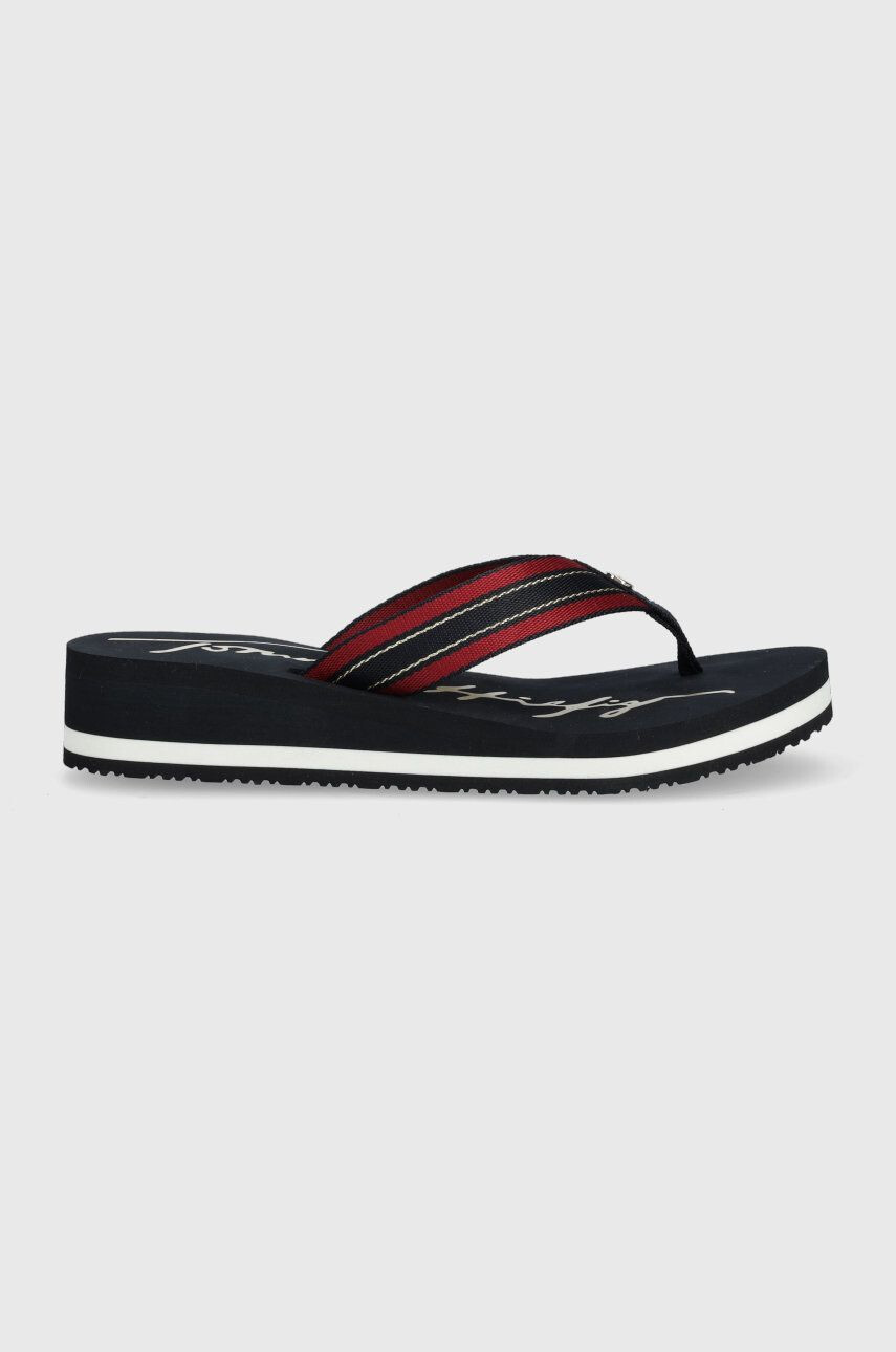 Tommy Hilfiger Σαγιονάρες Mid Siganture Beach Sandal Wmn - Pepit.gr