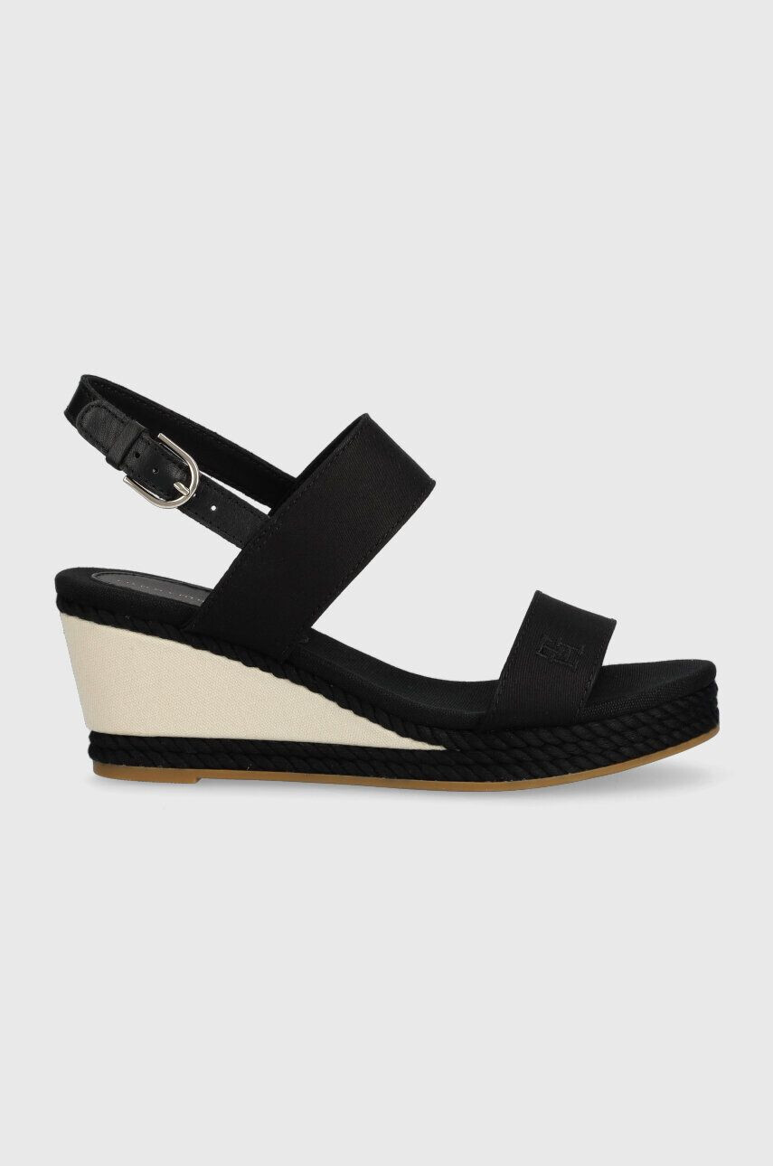 Tommy Hilfiger Σανδάλια ROPE WEBBING MID WEDGE - Pepit.gr