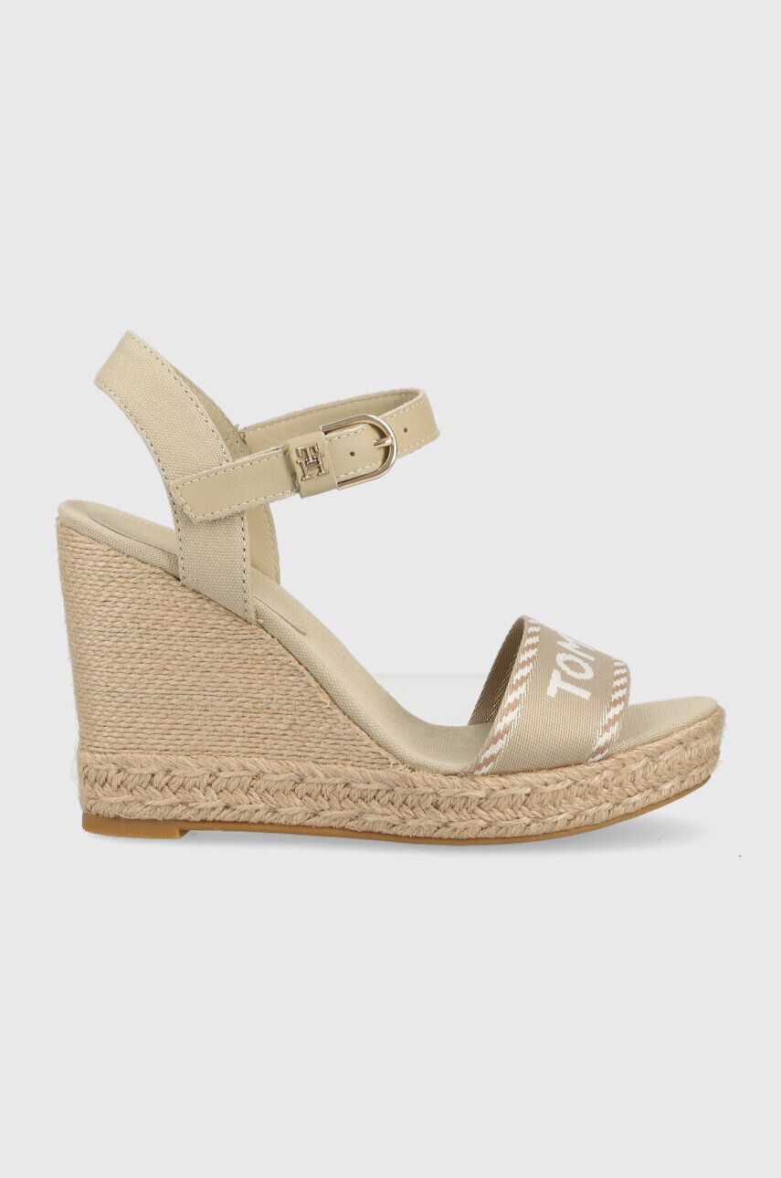 Tommy Hilfiger Σανδάλια SEASONAL WEBBING WEDGE - Pepit.gr