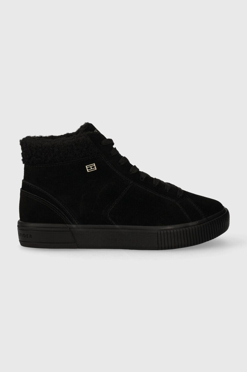 Tommy Hilfiger Σουέτ αθλητικά παπούτσια VULC SUEDE SNEAKER HI - Pepit.gr