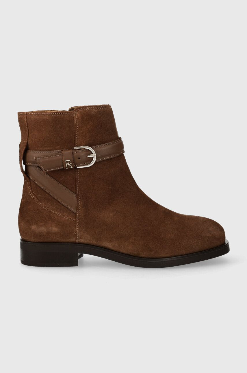 Tommy Hilfiger Σουέτ μπότες ELEVATED ESSENT BOOT THERMO SDE - Pepit.gr