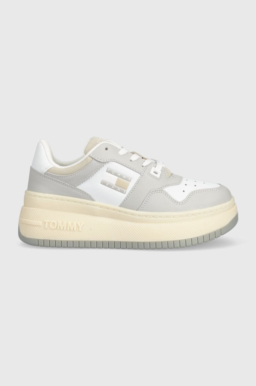 Tommy Jeans Αθλητικά En0en02025 Meg Flatform Option 1 χρώμα: γκρι - Pepit.gr