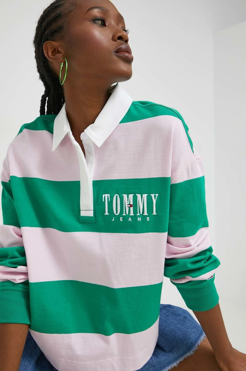 Tommy Jeans Βαμβακερή μπλούζα με μακριά μανίκια - Pepit.gr