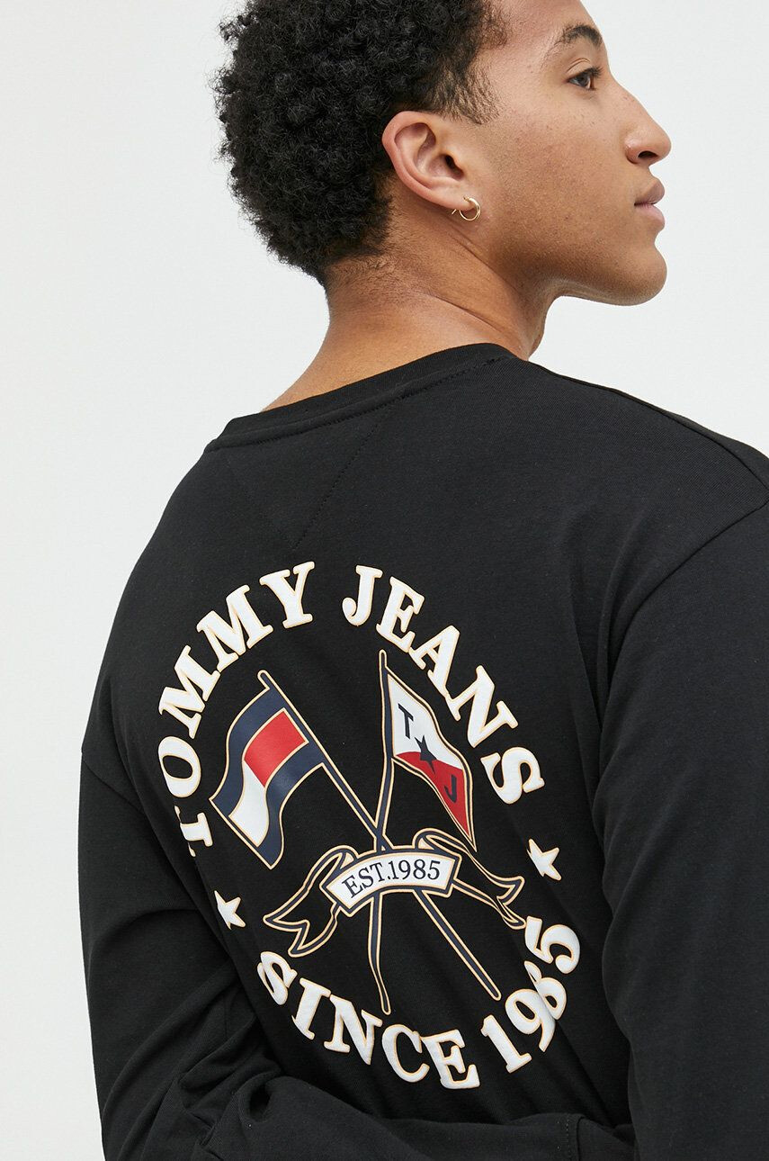 Tommy Jeans Βαμβακερή μπλούζα με μακριά μανίκια - Pepit.gr