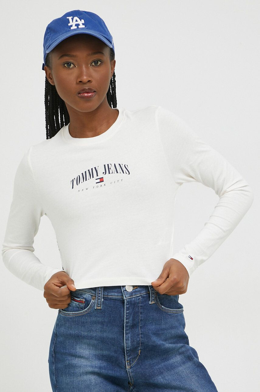 Tommy Jeans Βαμβακερή μπλούζα με μακριά μανίκια - Pepit.gr