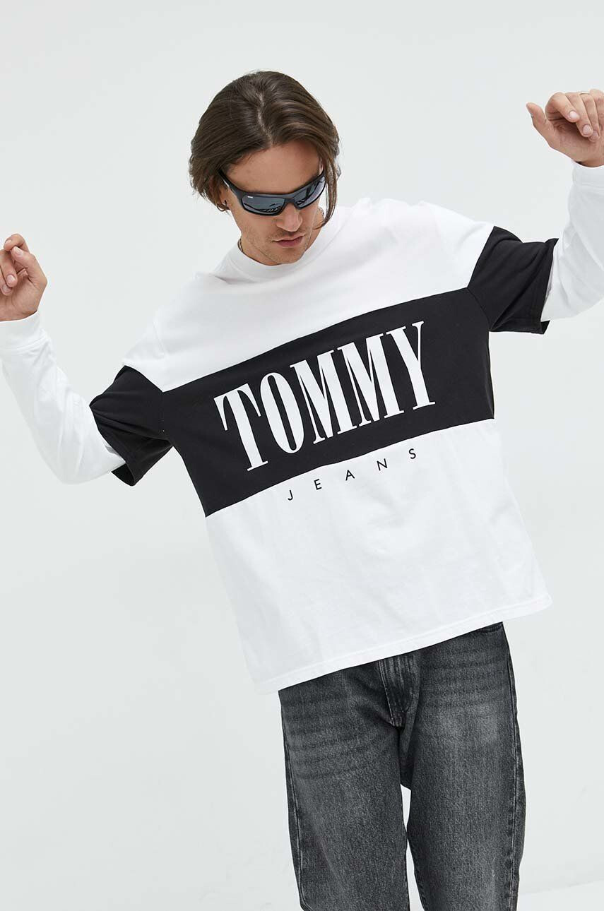 Tommy Jeans Βαμβακερή μπλούζα με μακριά μανίκια - Pepit.gr