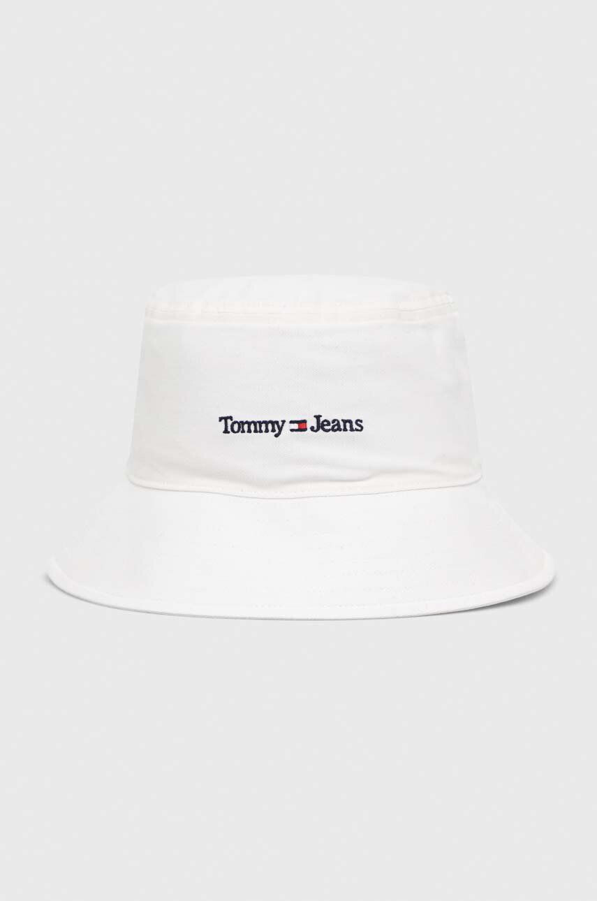 Tommy Jeans Βαμβακερό καπέλο χρώμα: άσπρο - Pepit.gr